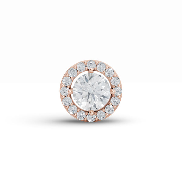 Aurelia Solitaire Diamond Pendant