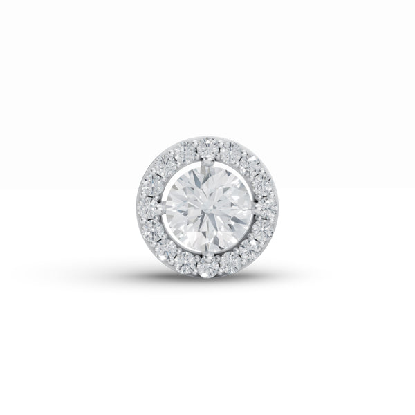 Aurelia Solitaire Diamond Pendant