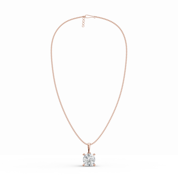 Sparkling Solo Solitaire Diamond Pendant