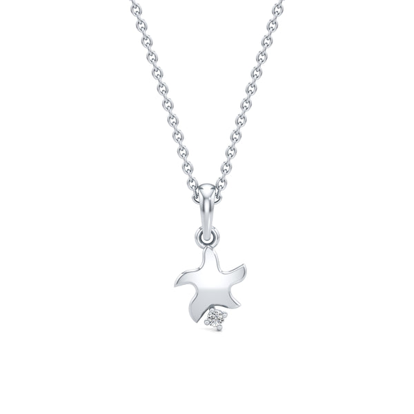 Wishing Star & Sparkle Diamond Pendant