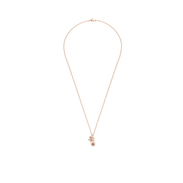 Butterfly's Garden Diamond Pendant
