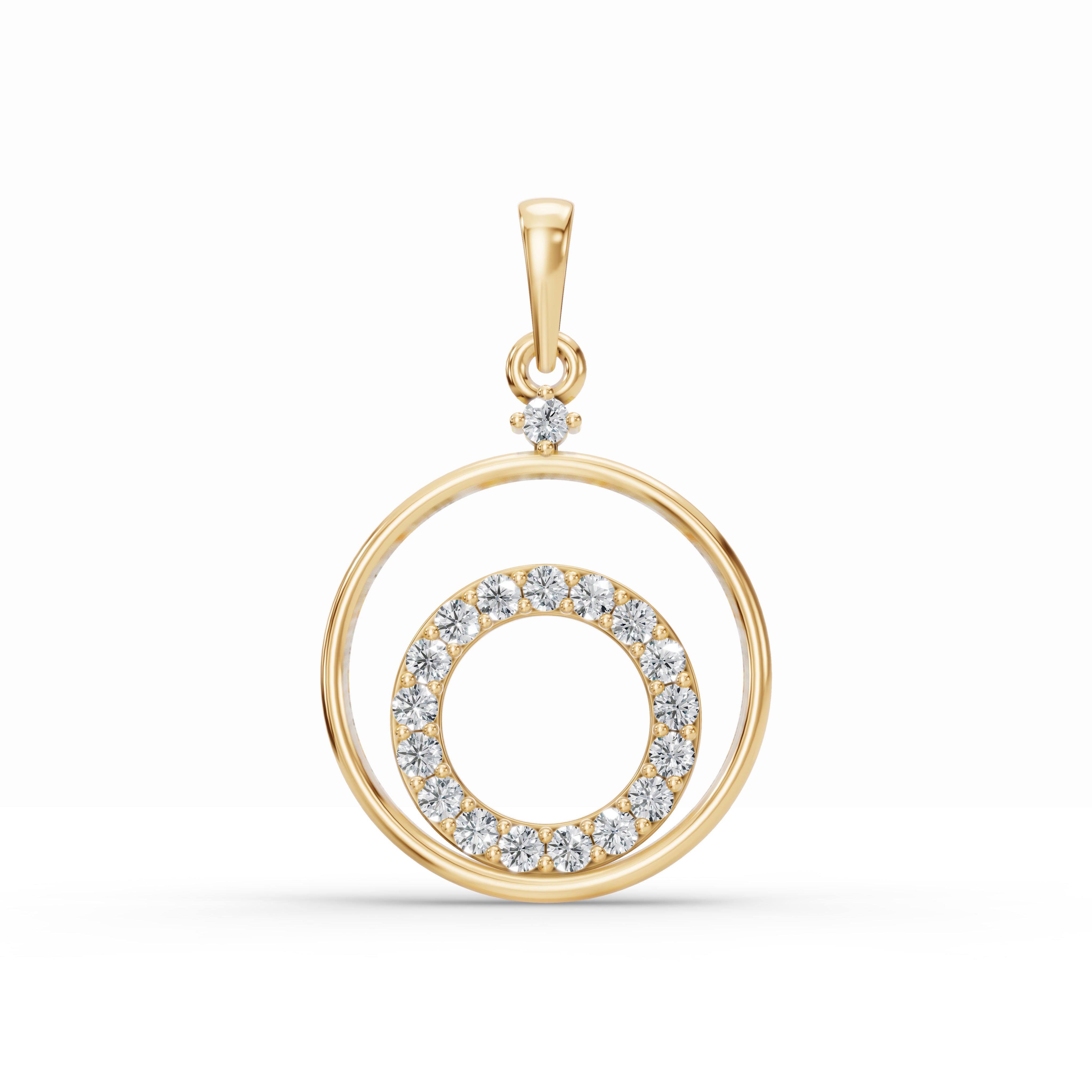 Eternal Circle Diamond Pendant