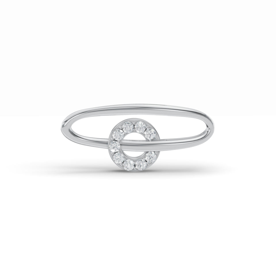 Spinning Circle Diamond Pendant