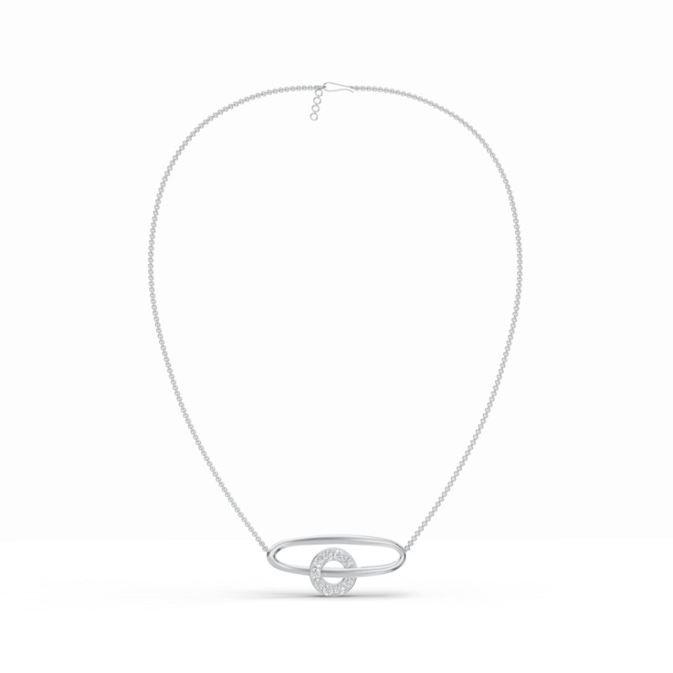 Spinning Circle Diamond Pendant