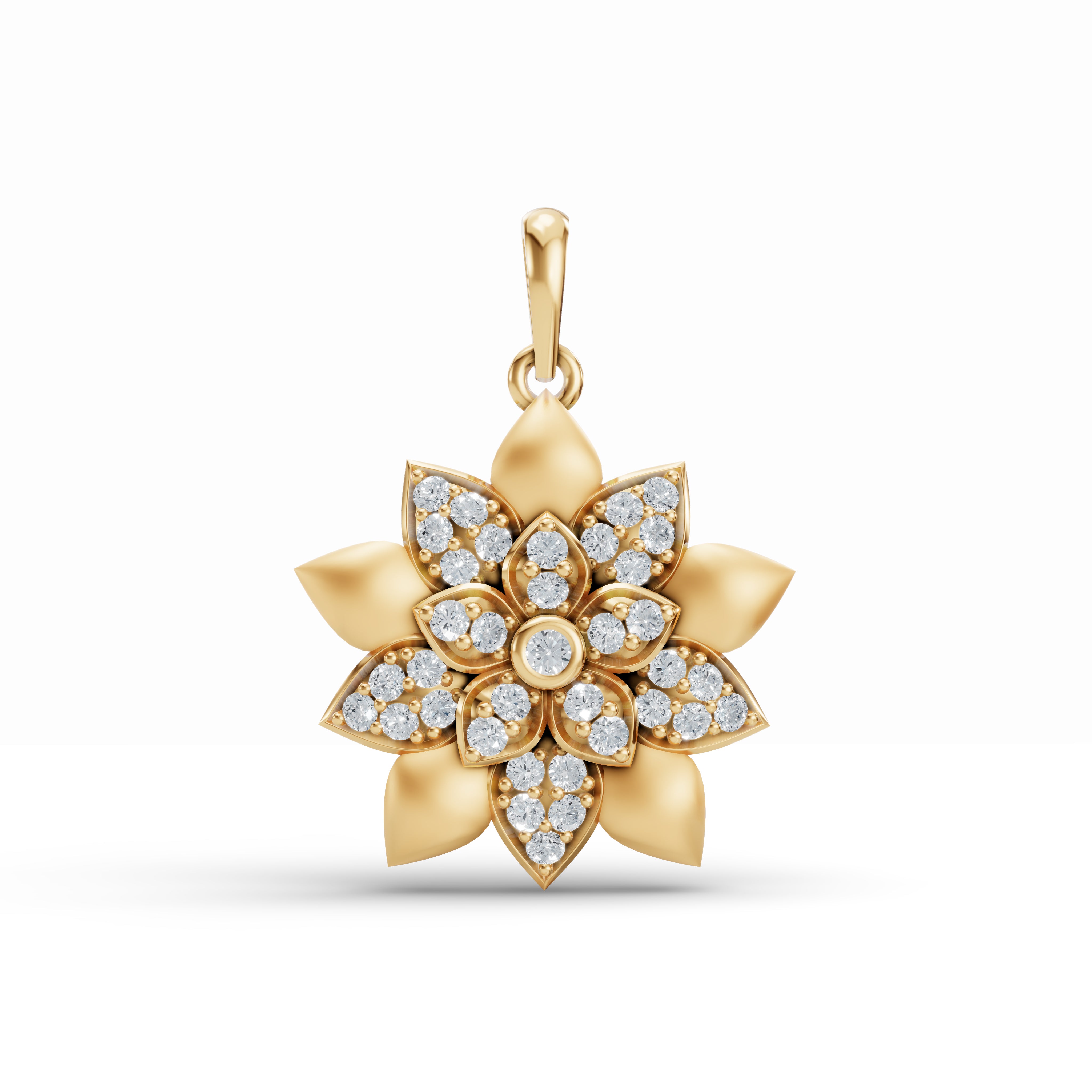 Blossom Bloom Diamond Pendant