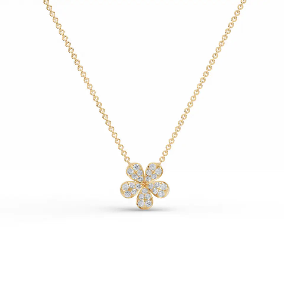 Timeless Flower Diamond Chain