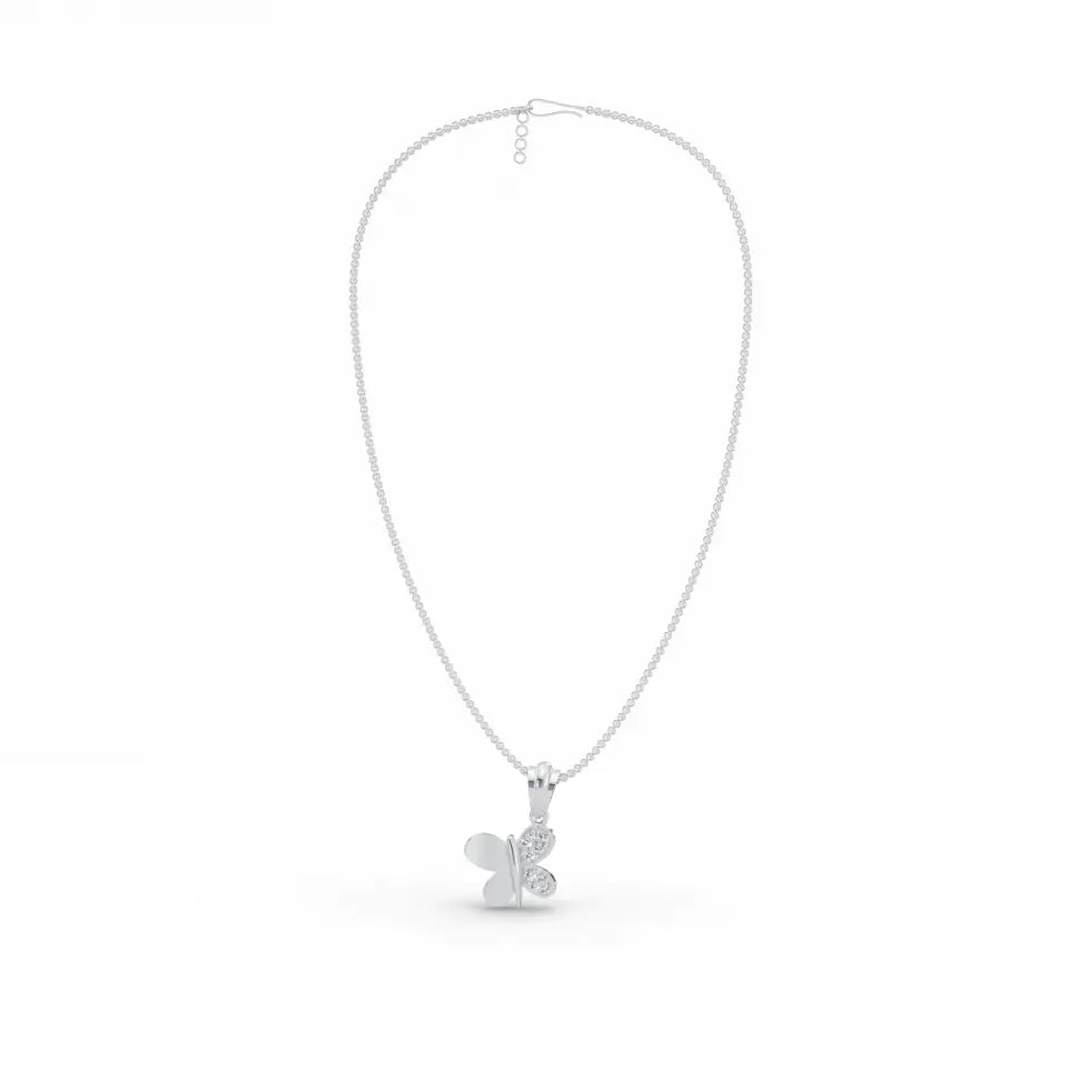 Petite Prong Diamond Pendant for Kids