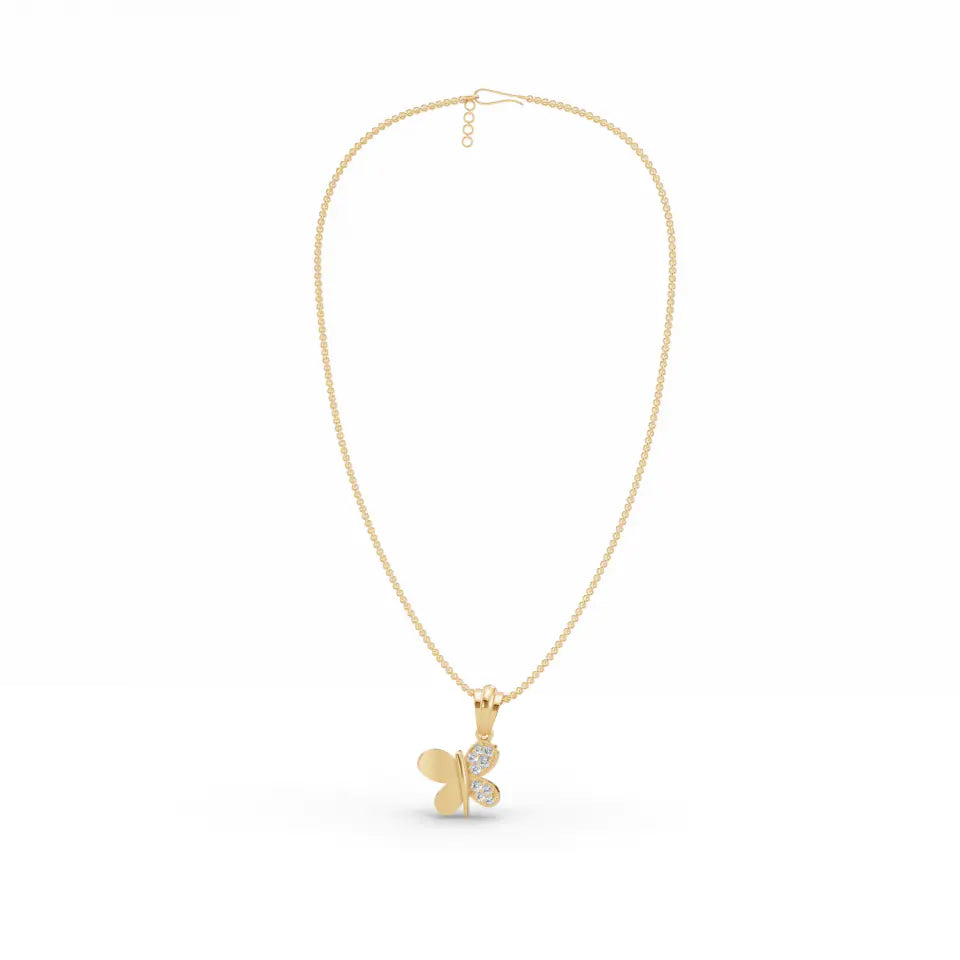 Petite Prong Diamond Pendant for Kids