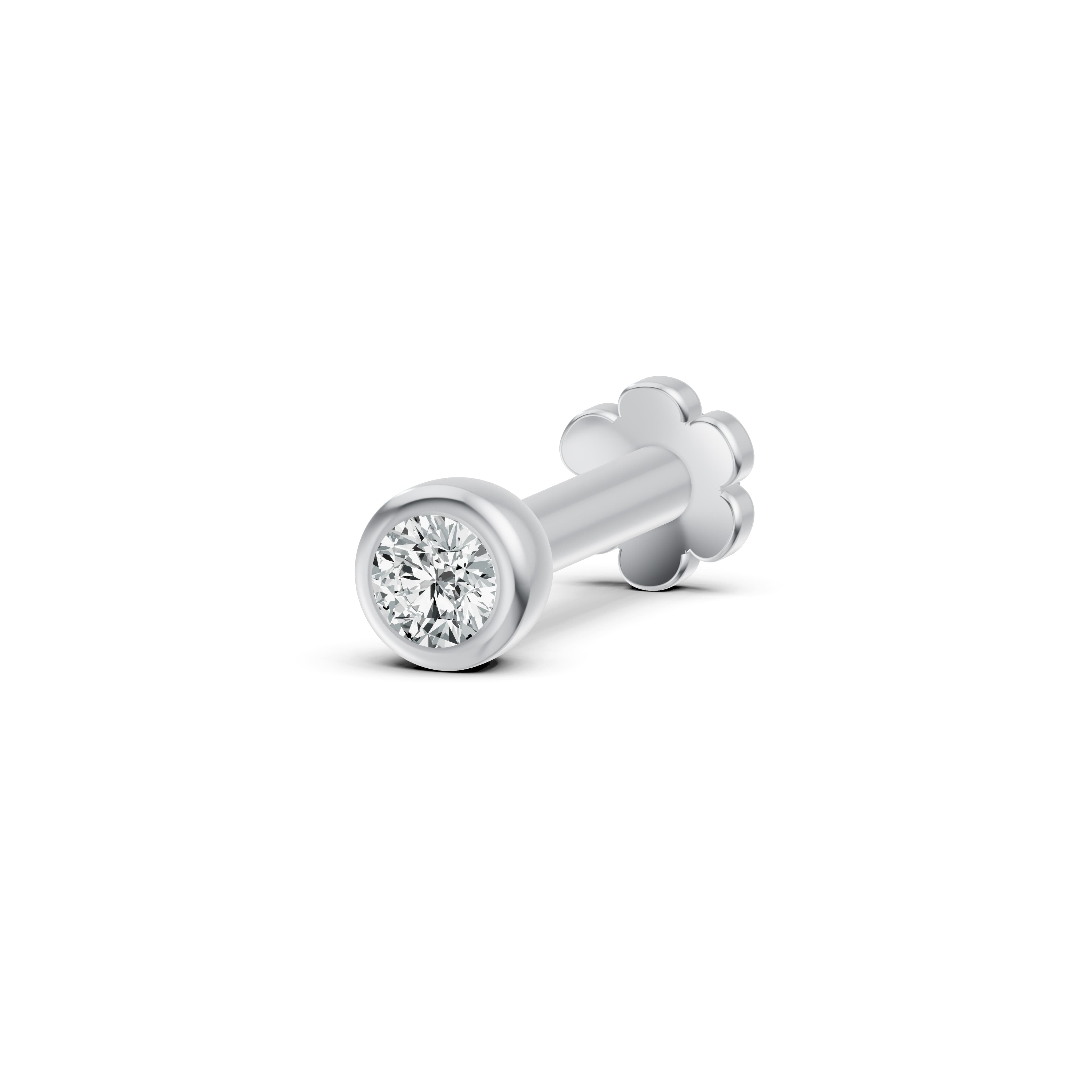 Classic 0.05CT Diamond Stud Nosepin