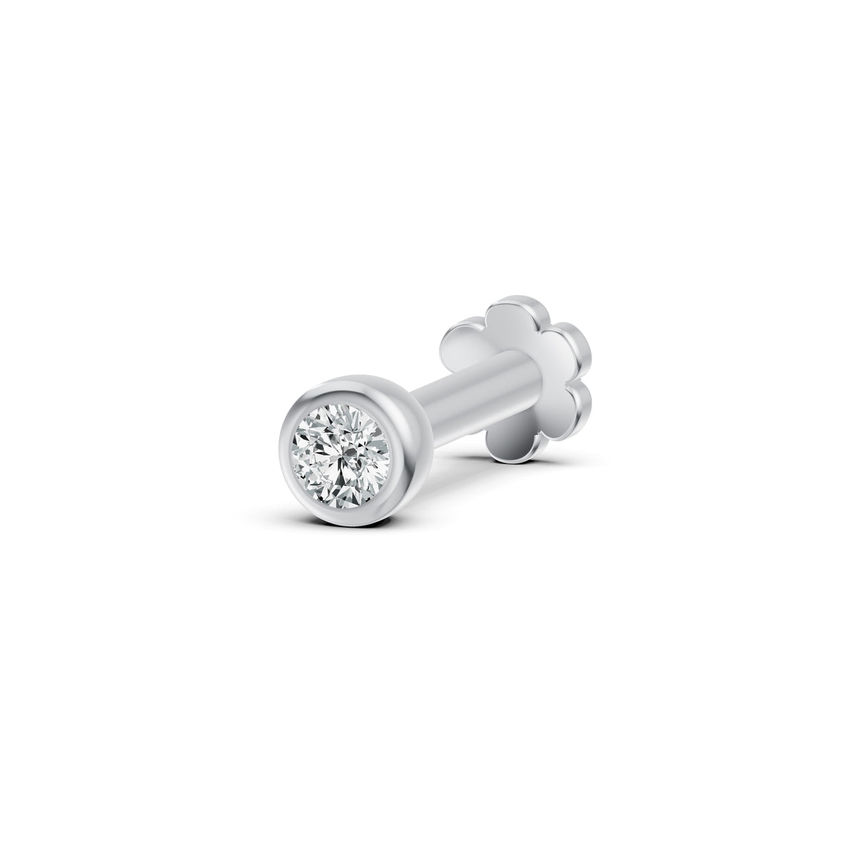 Classic 0.05CT Diamond Stud Nosepin
