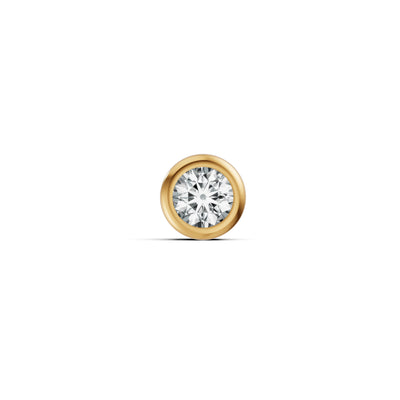 Bezel Glow 0.07CT Diamond Nosepin