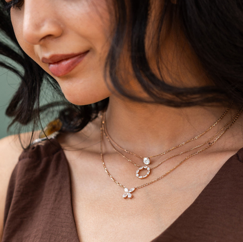 Marquise Petal Diamond Chain