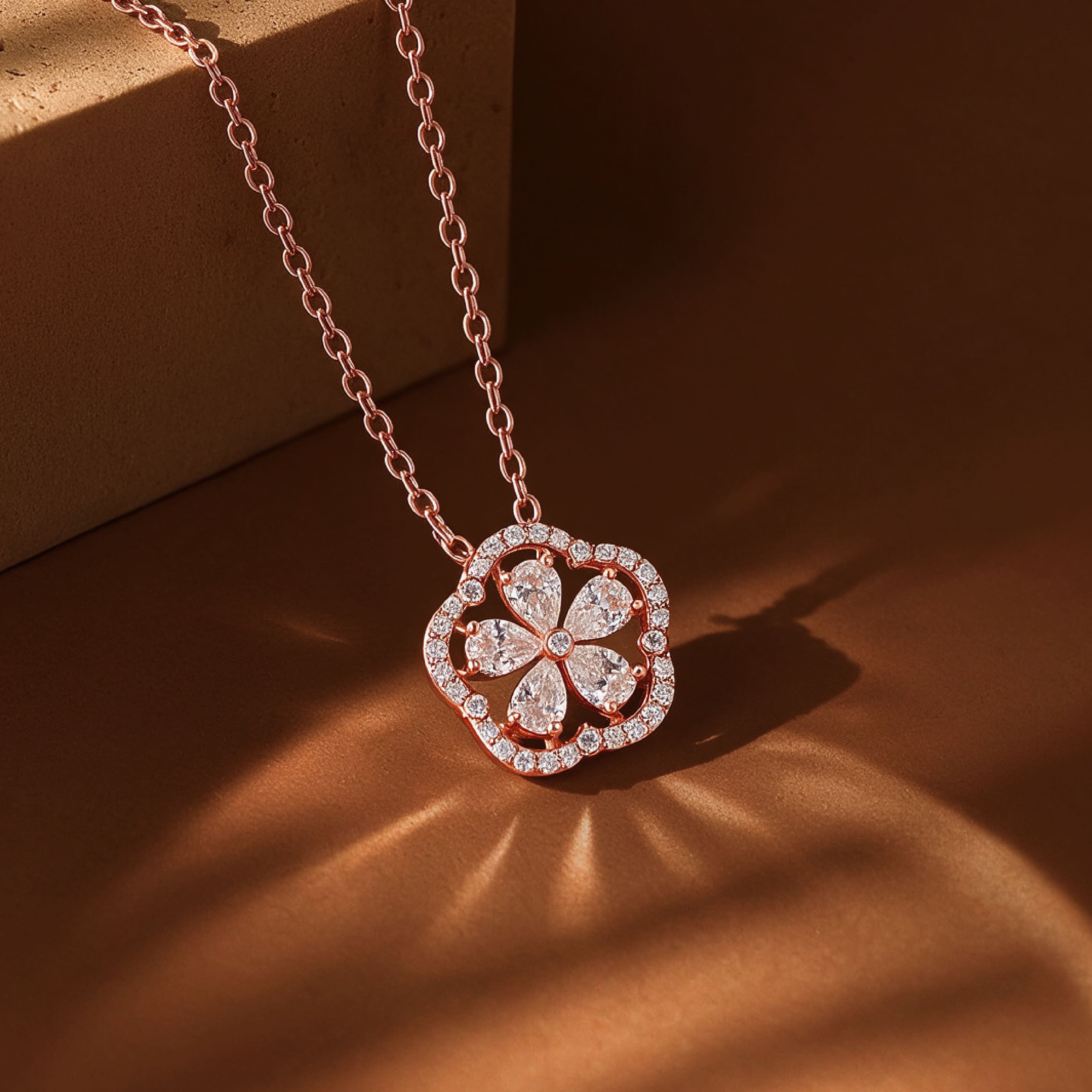 Floral Blossom Diamond Chain