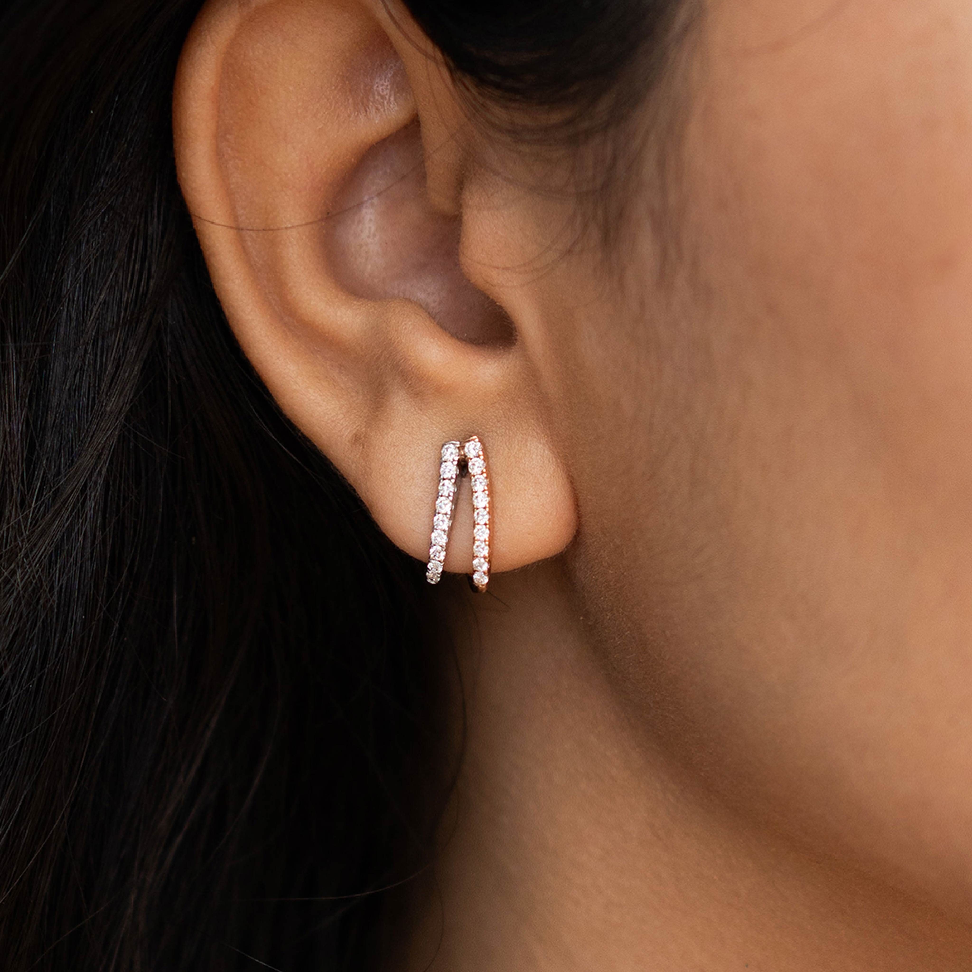 Huggie Love Diamond Earrings