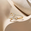 Blooming Fern Diamond Ring