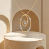 Spiral Reverie Diamond Pendant