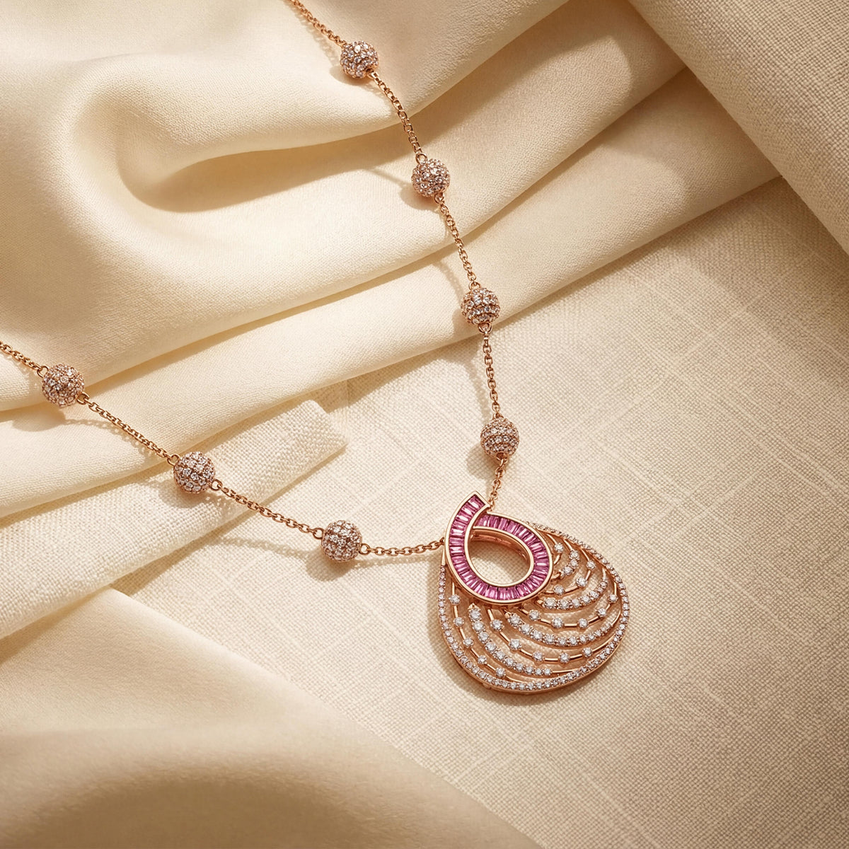 Blush Symphony Diamond Chain