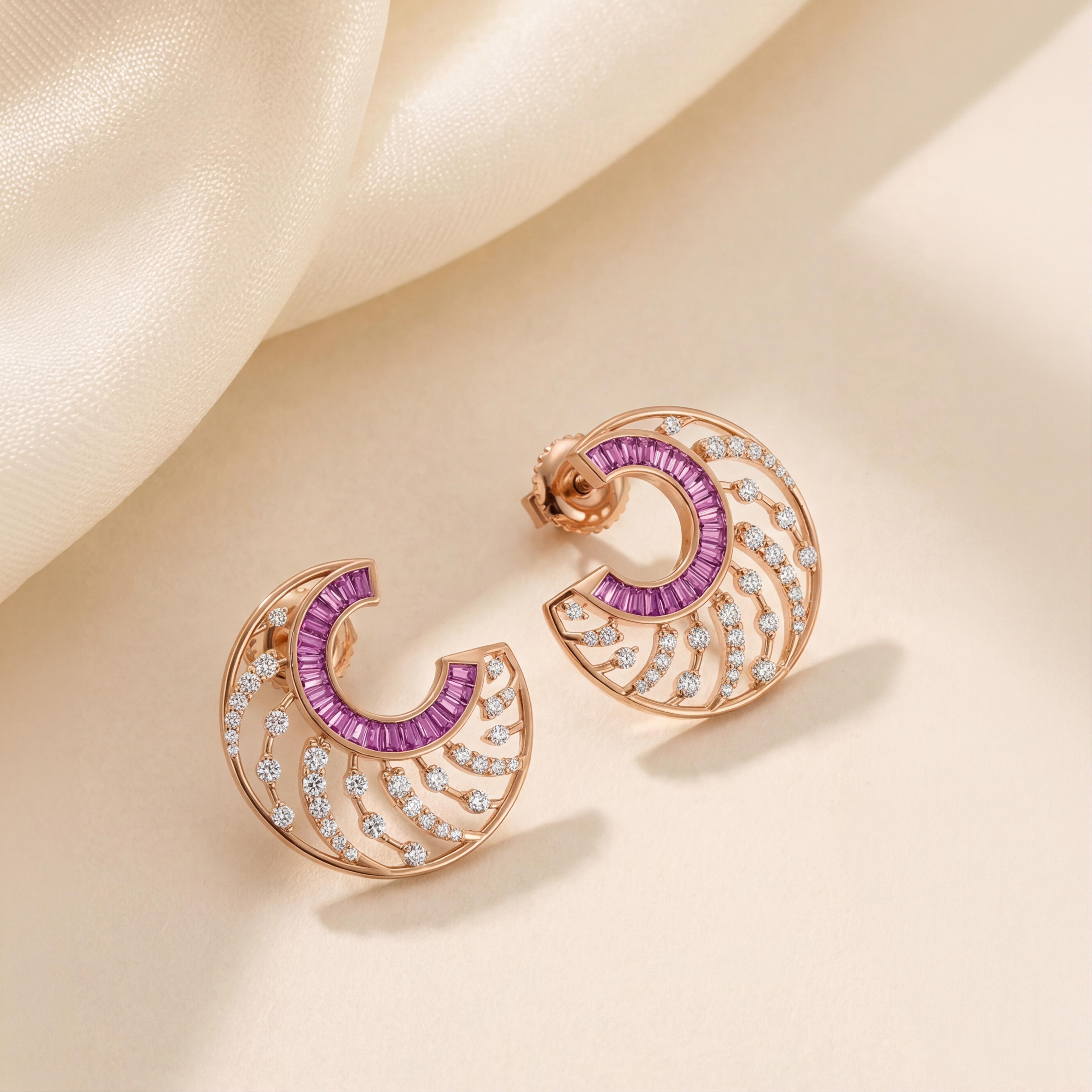 Blush Symphony Diamond Earrings