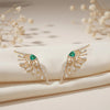 Flowy Butterfly Diamond Earrings