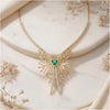 Flowy Butterfly Diamond Necklace