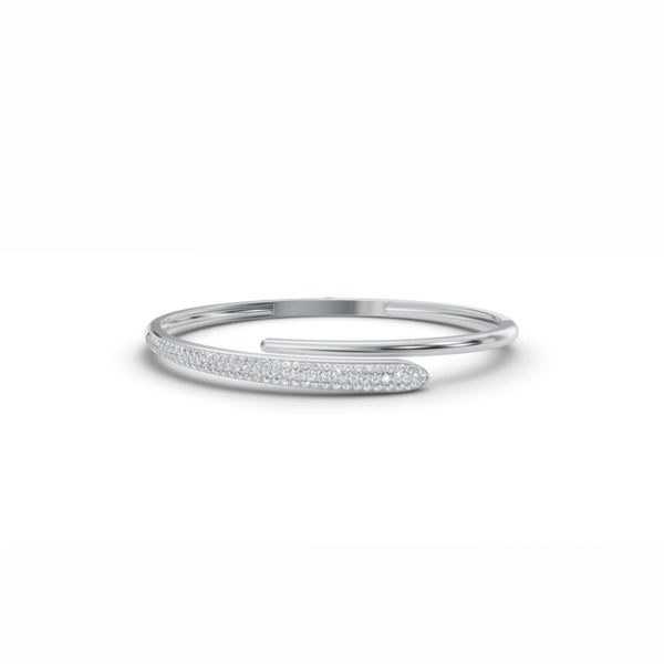 Sleek Diamond Cuff Diamond Bracelet