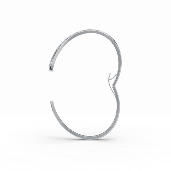 Sleek Diamond Cuff Diamond Bracelet