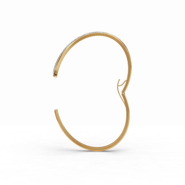 Sleek Diamond Cuff Diamond Bracelet