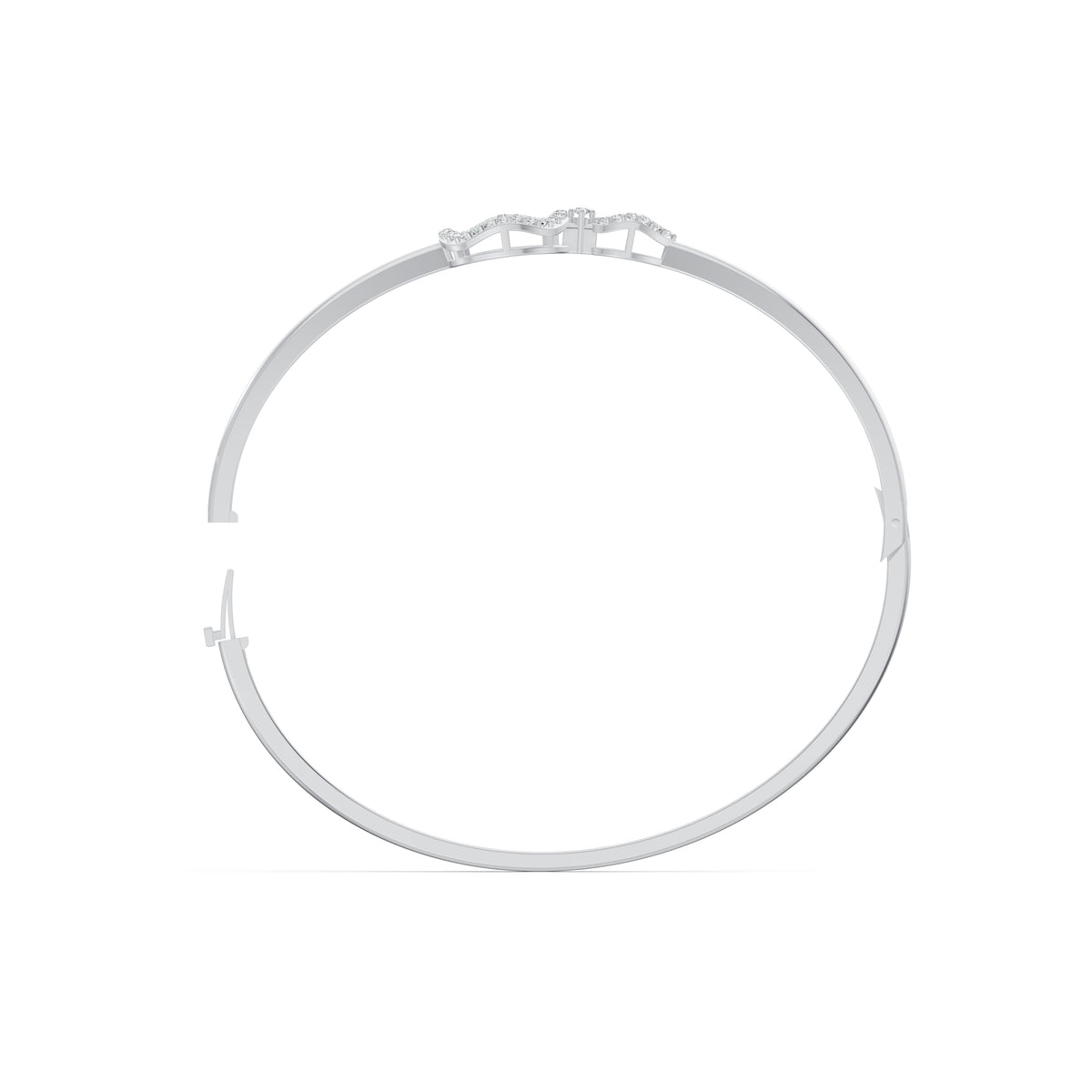 Circle Link Diamond Bracelet