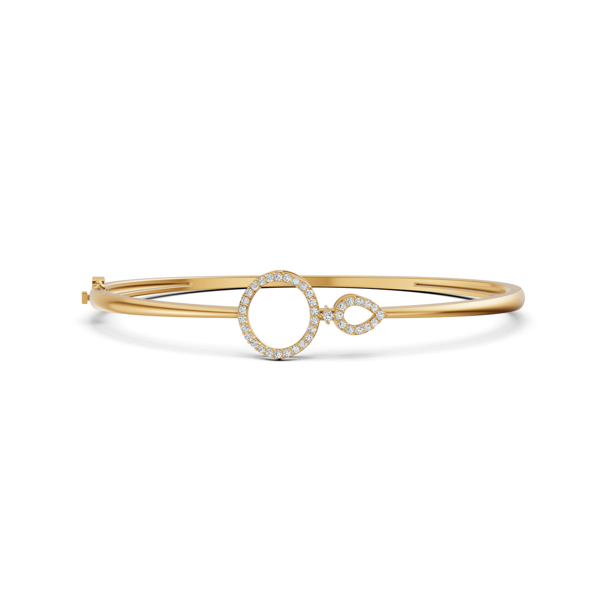 Circle Link Diamond Bracelet