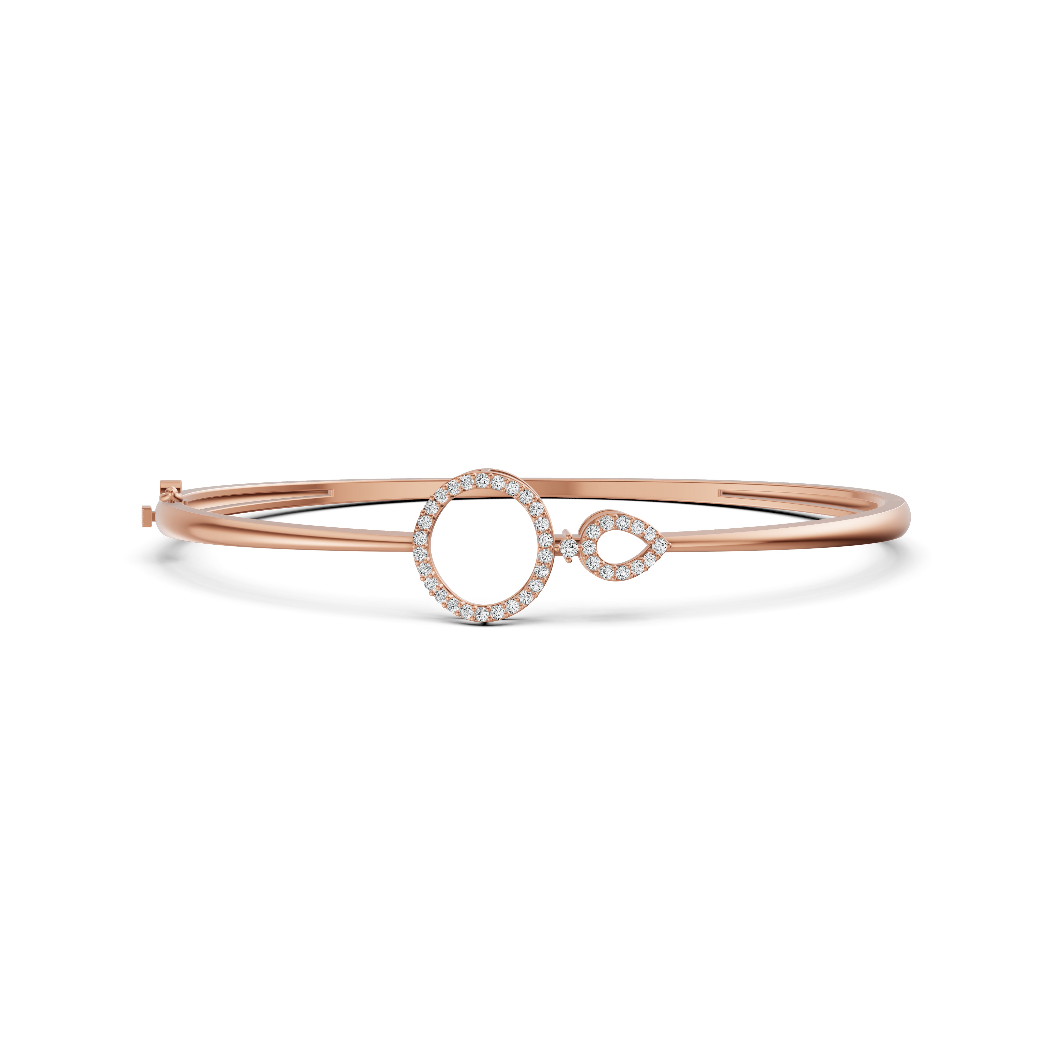 Circle Link Diamond Bracelet