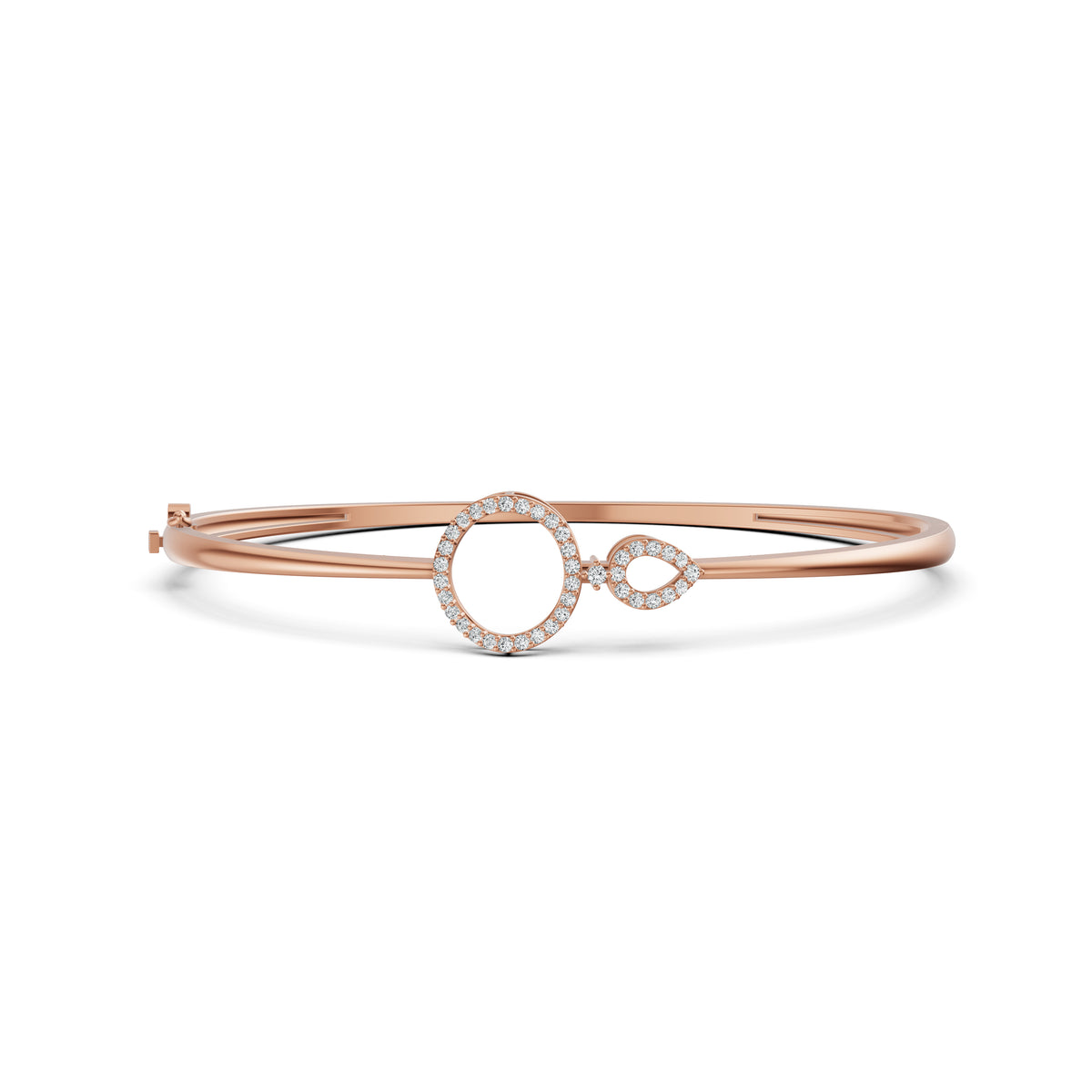 Circle Link Diamond Bracelet