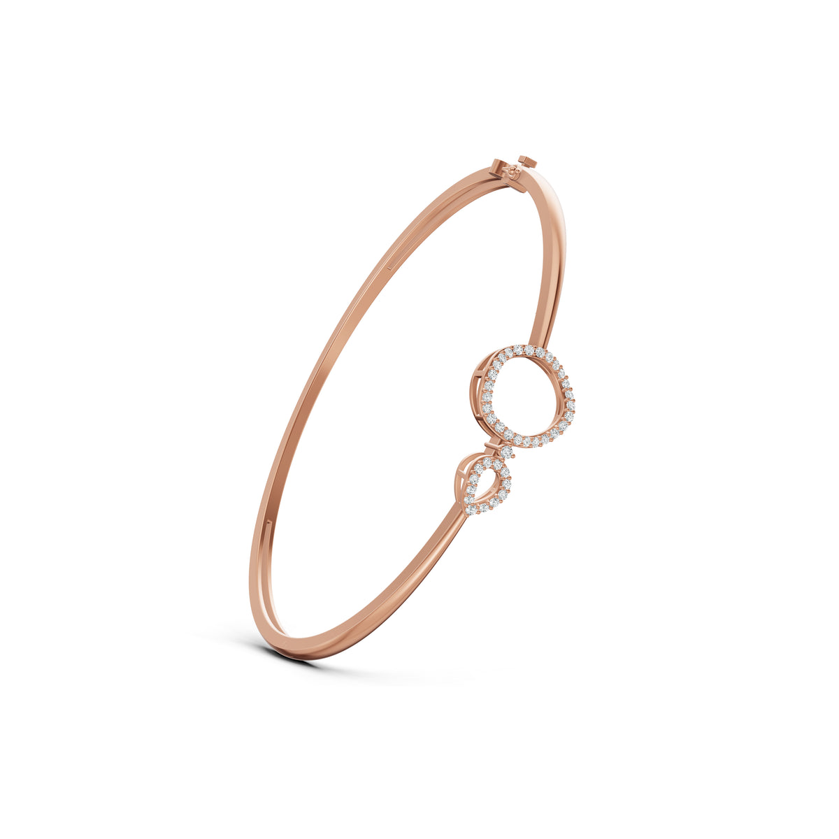 Circle Link Diamond Bracelet