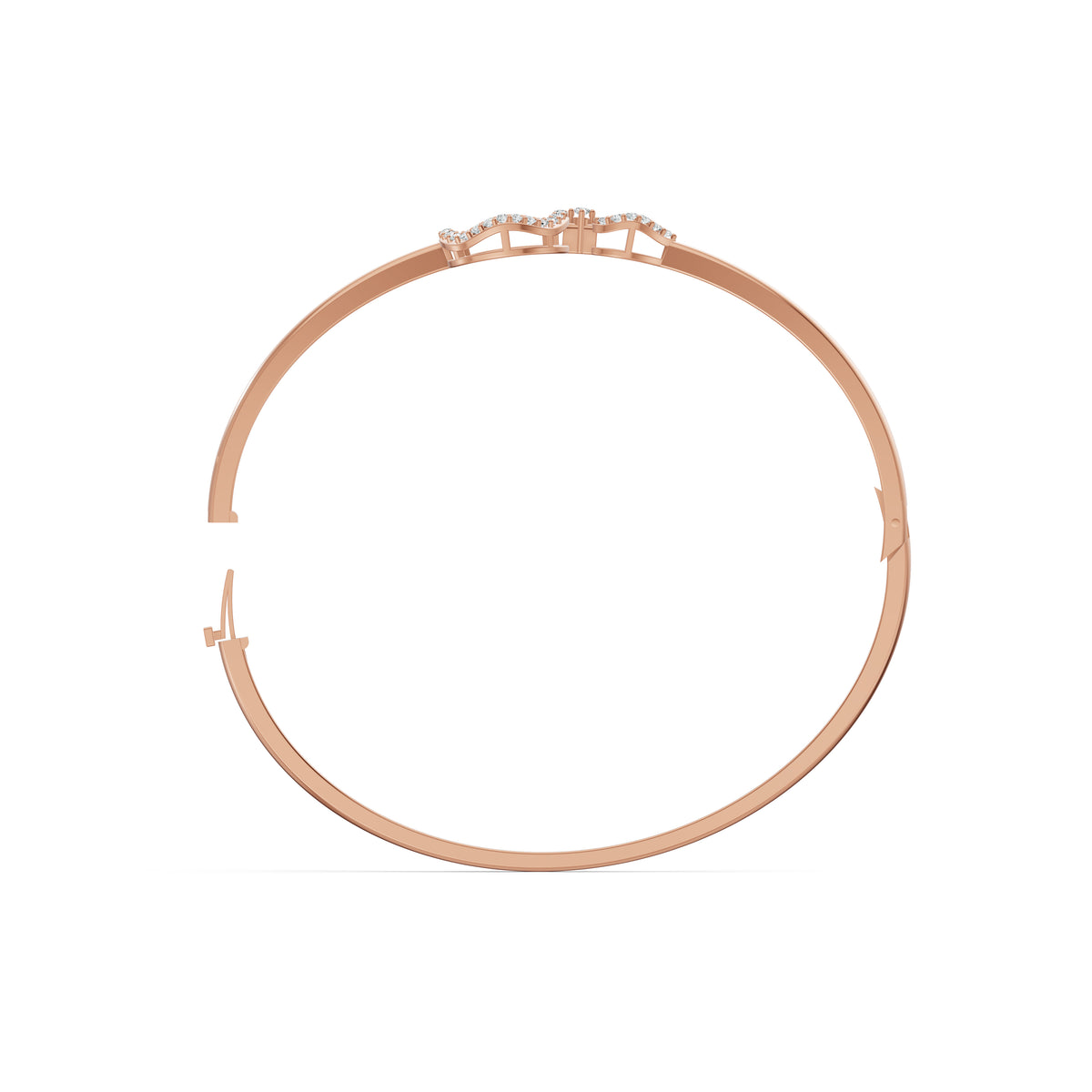 Circle Link Diamond Bracelet