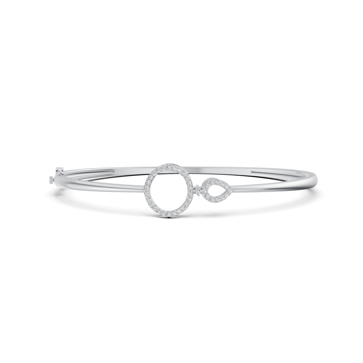Circle Link Diamond Bracelet