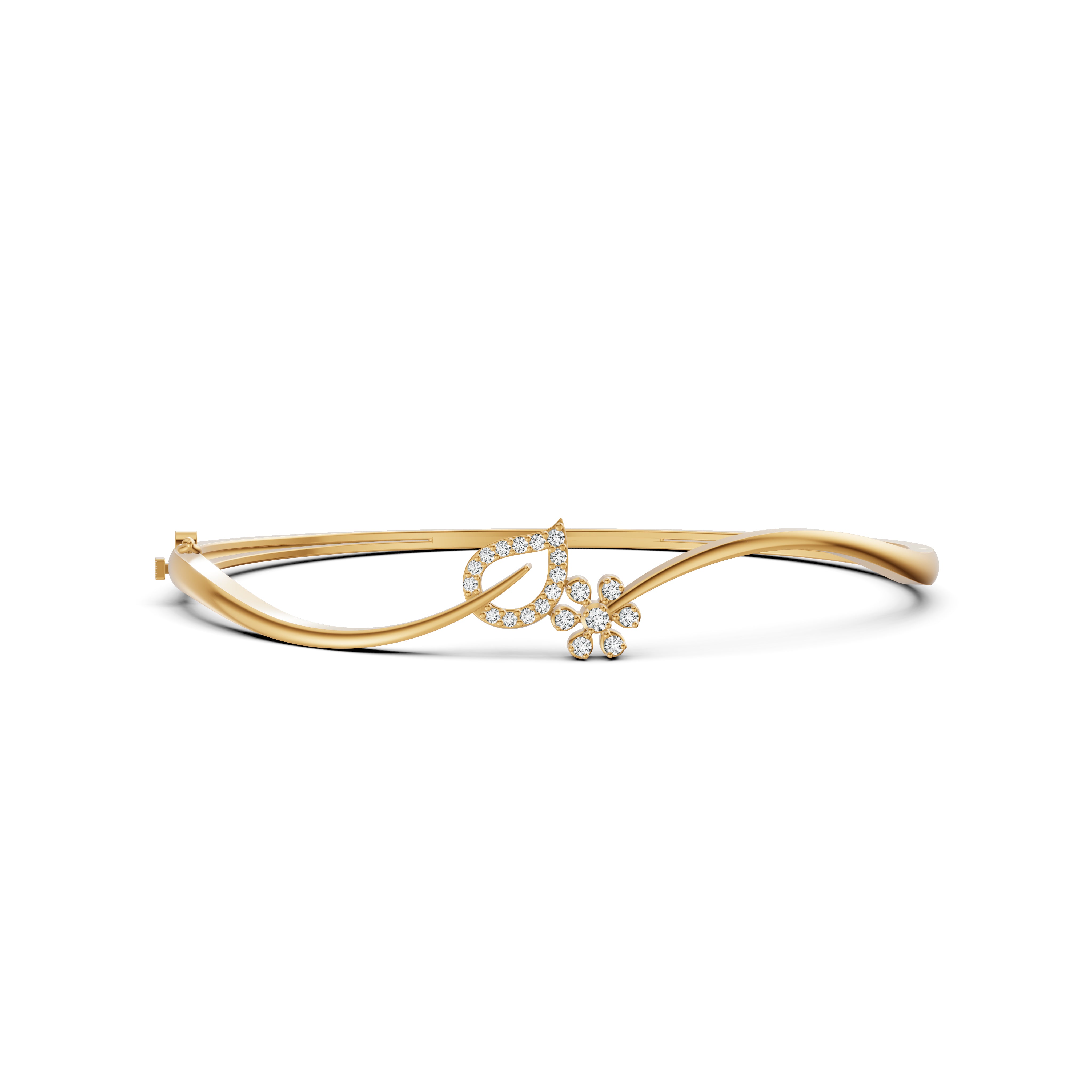 Nature Twist Diamond Bracelet