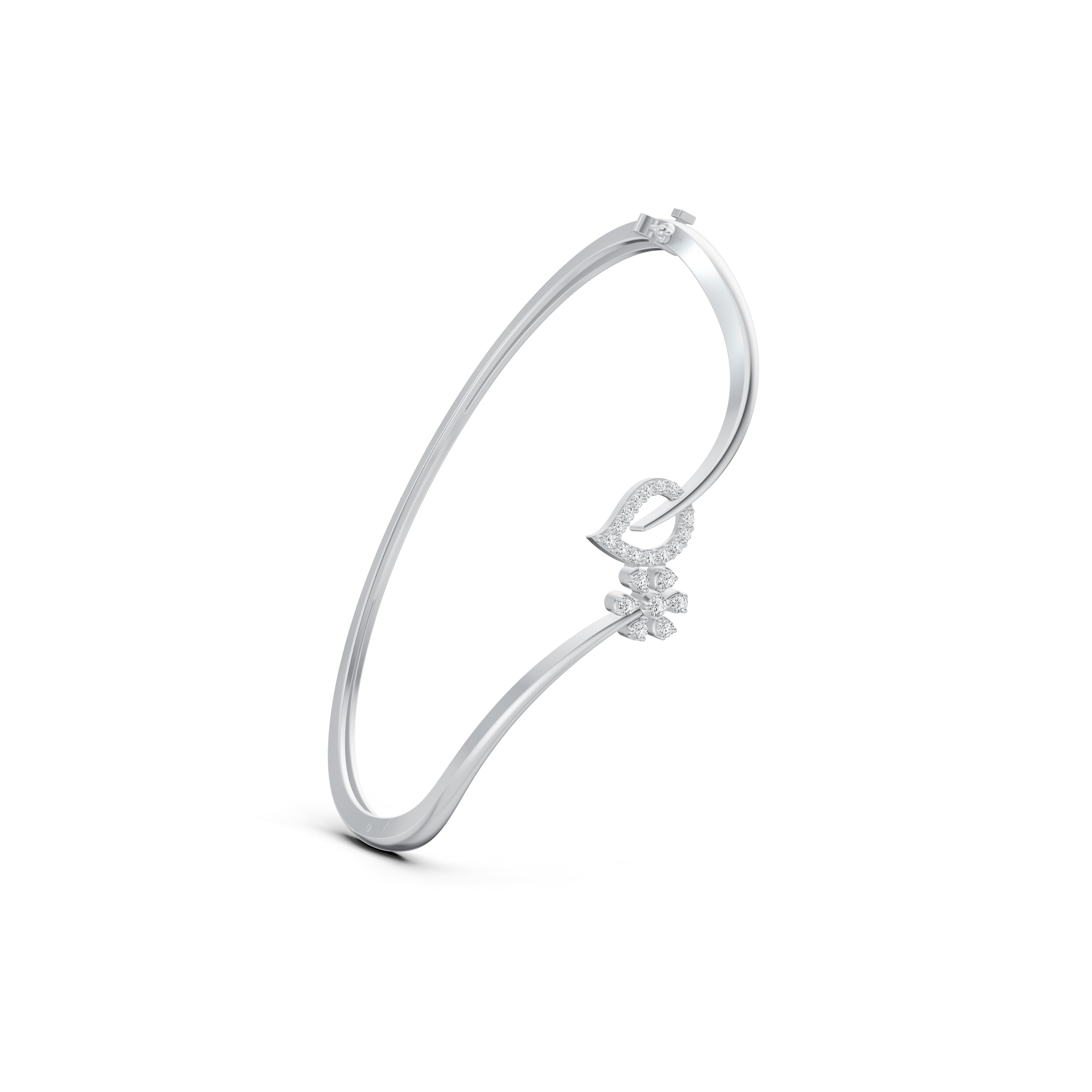 Nature Twist Diamond Bracelet