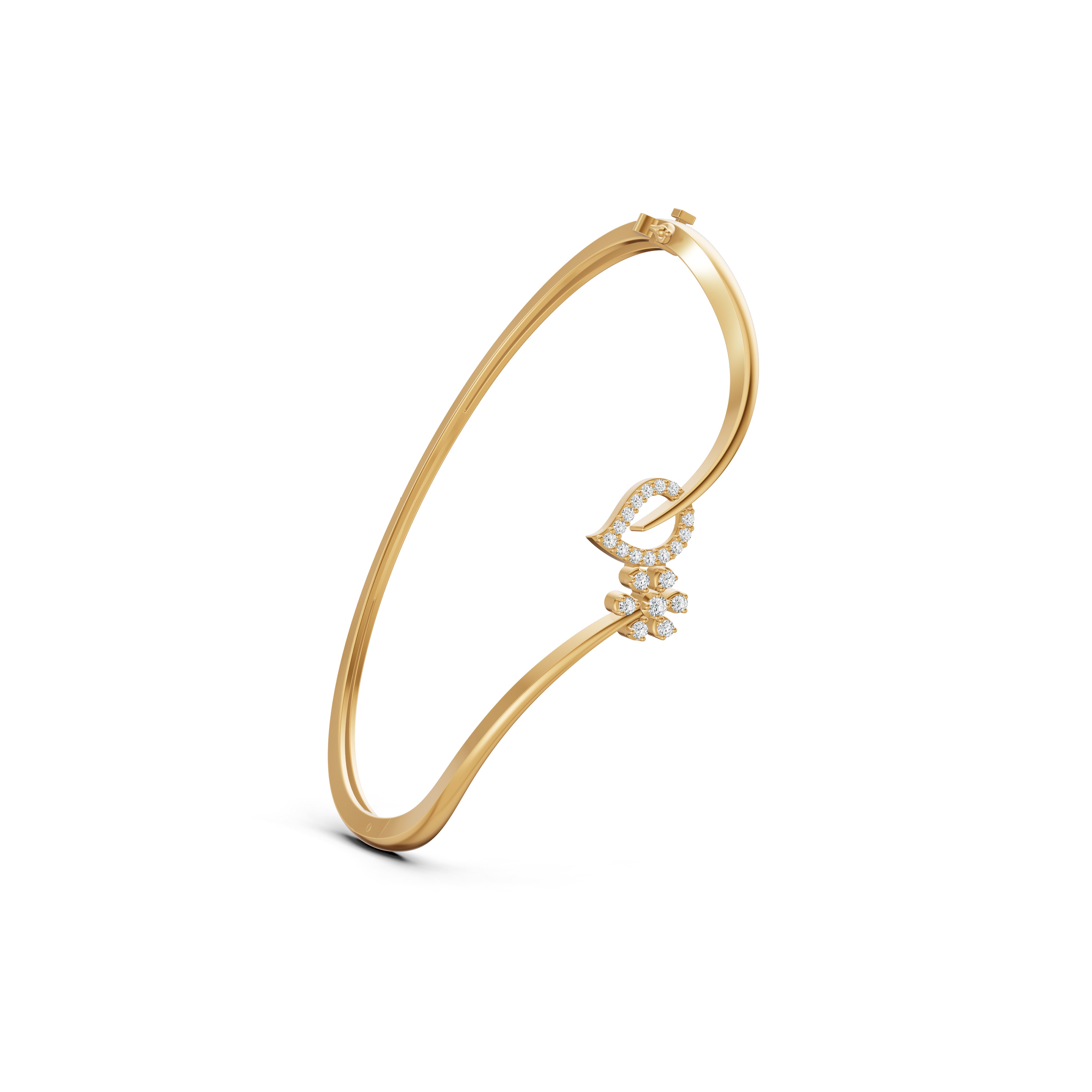 Nature Twist Diamond Bracelet