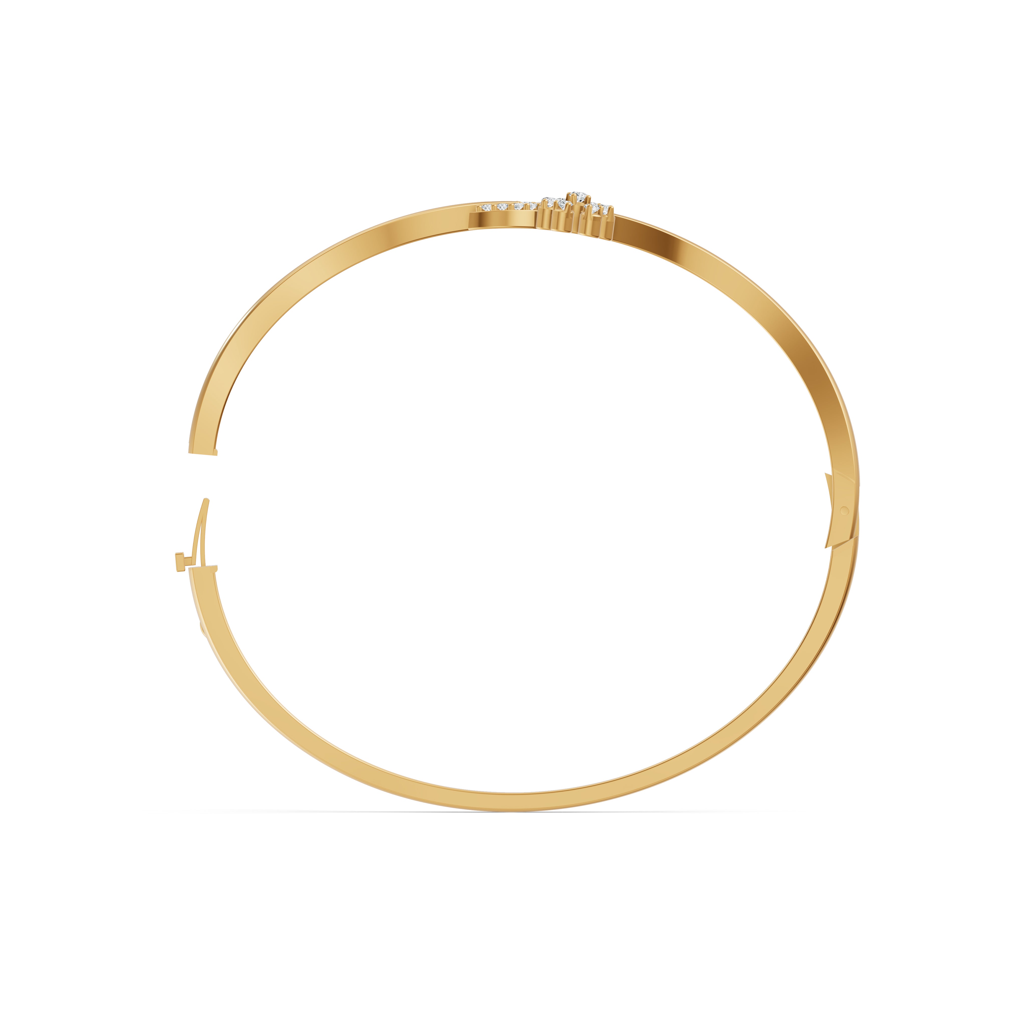 Nature Twist Diamond Bracelet