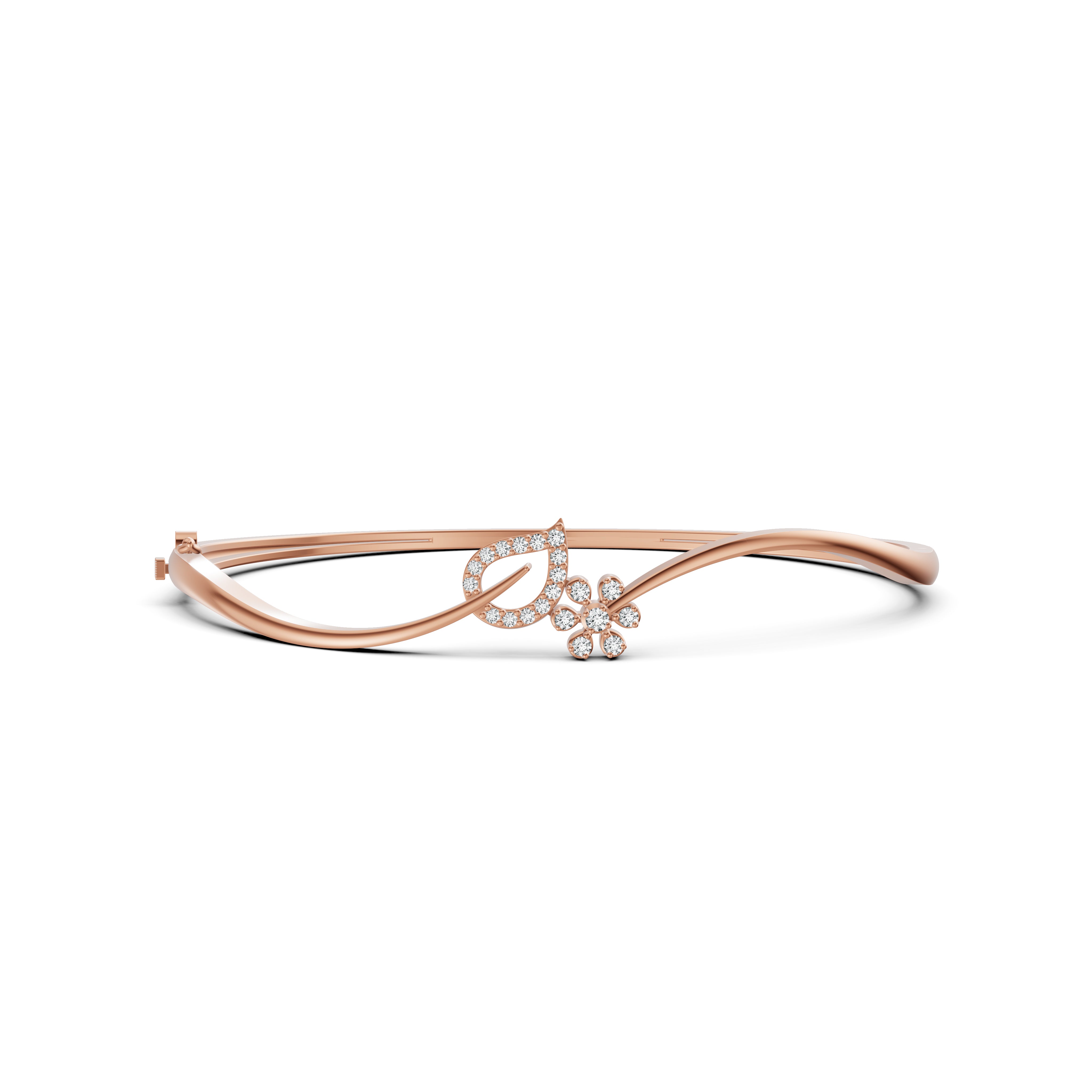 Nature Twist Diamond Bracelet