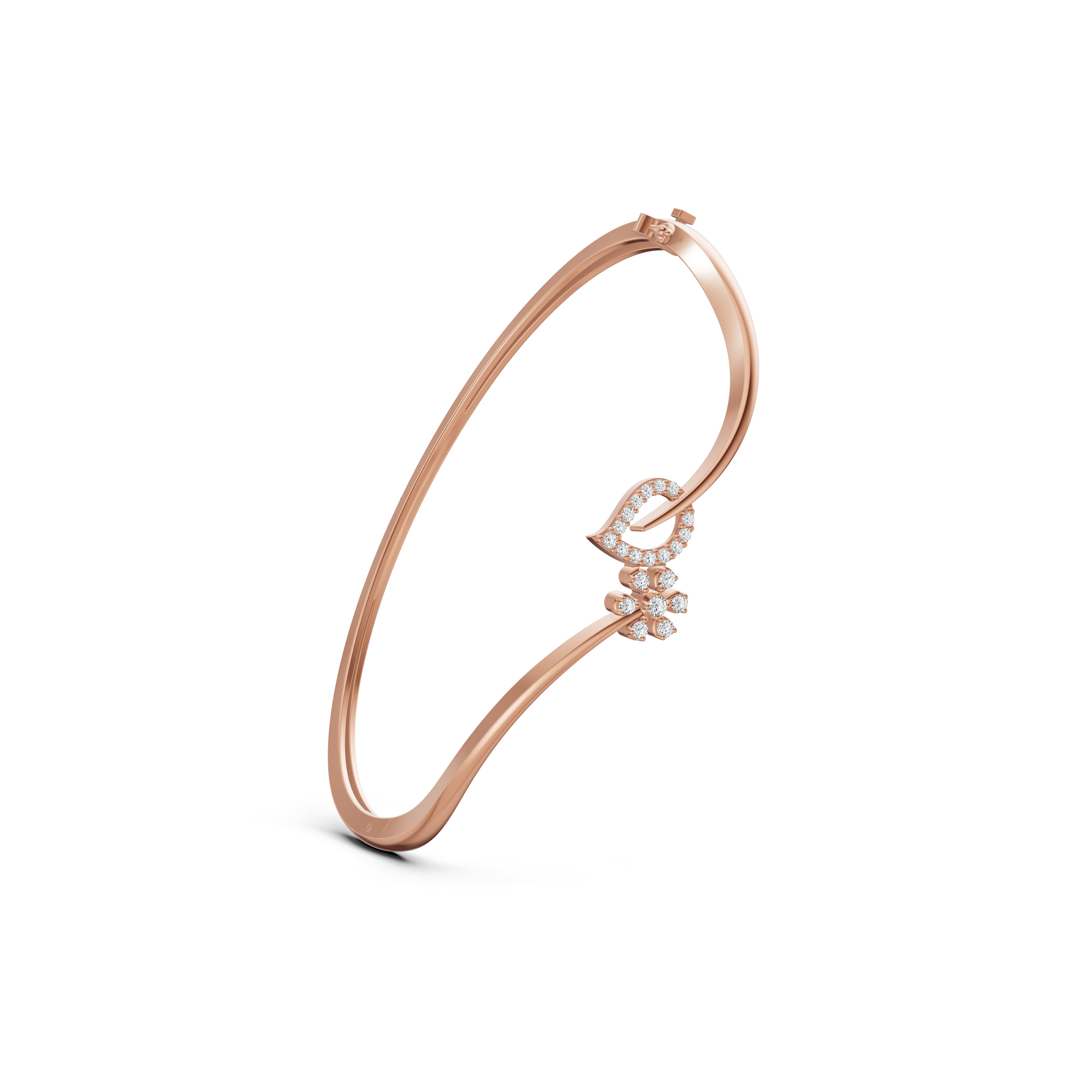 Nature Twist Diamond Bracelet