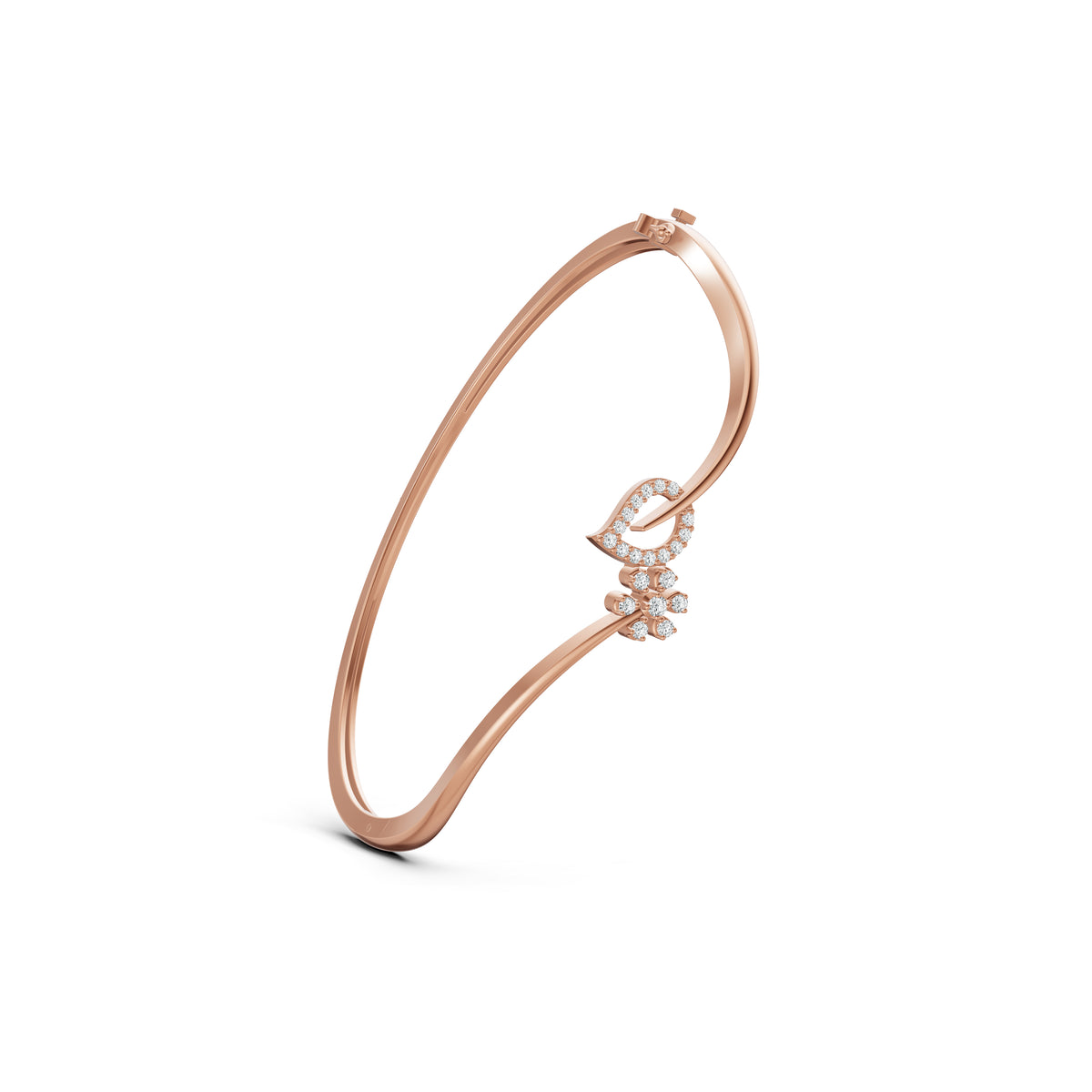 Nature Twist Diamond Bracelet