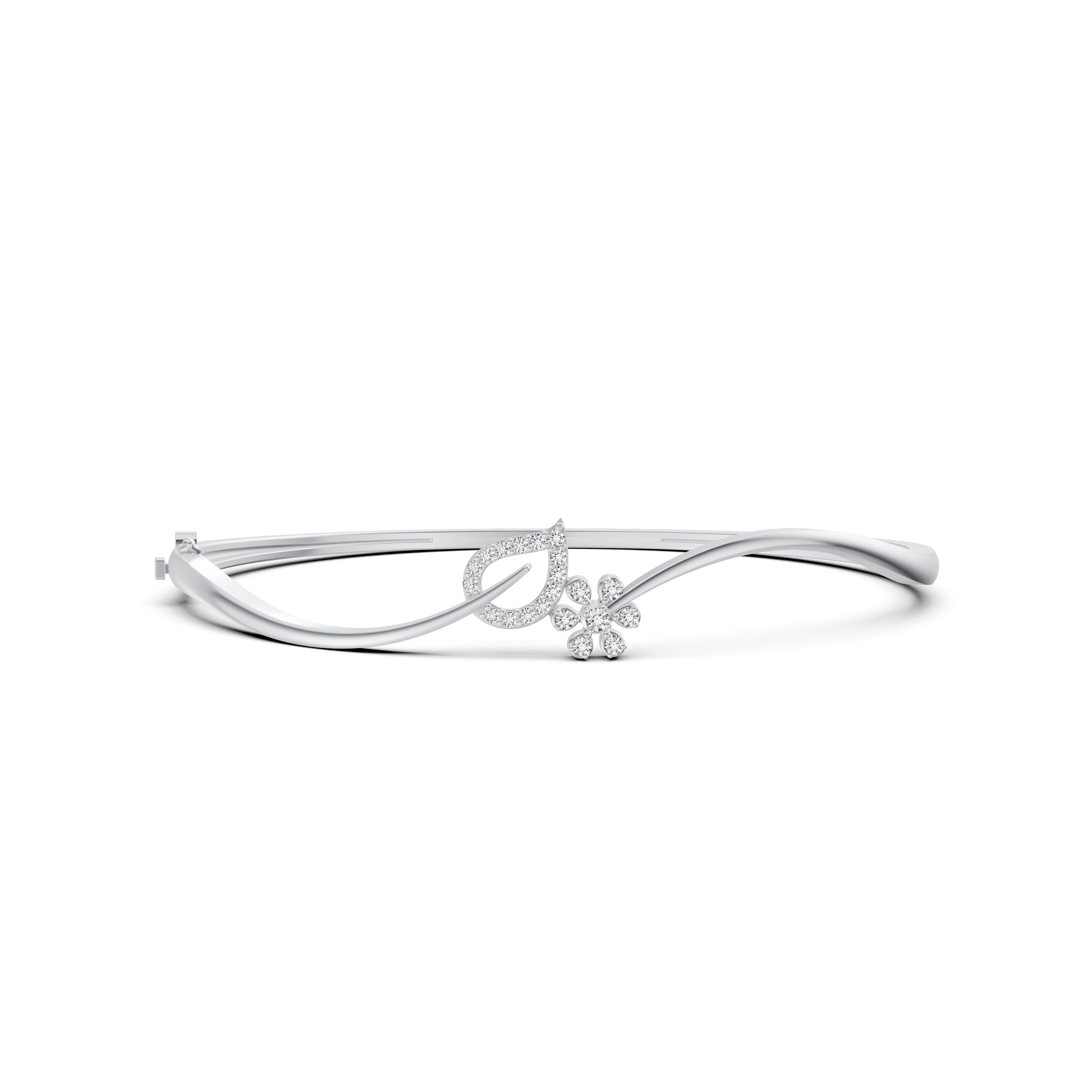 Nature Twist Diamond Bracelet