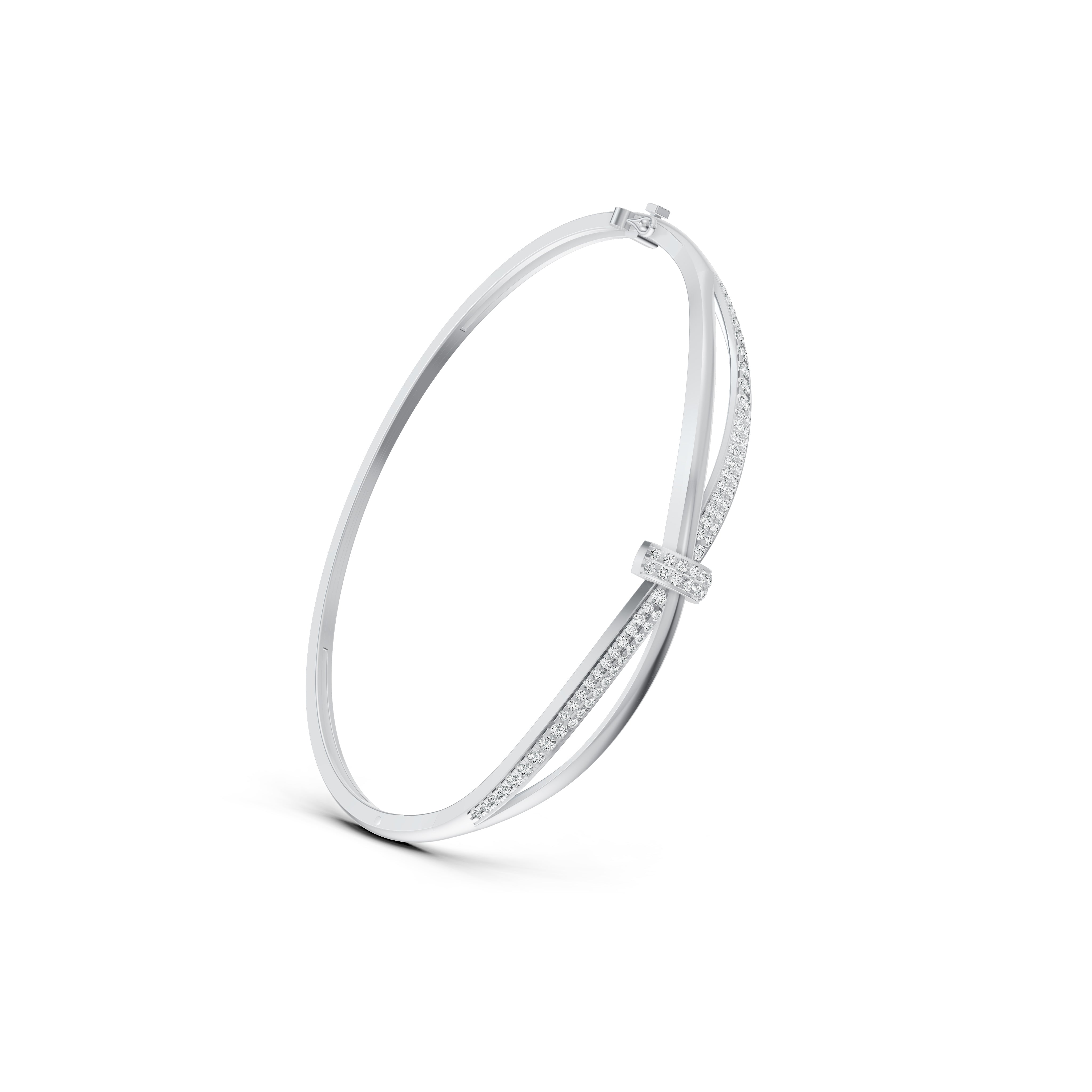 Infinity Curve Diamond Bracelet