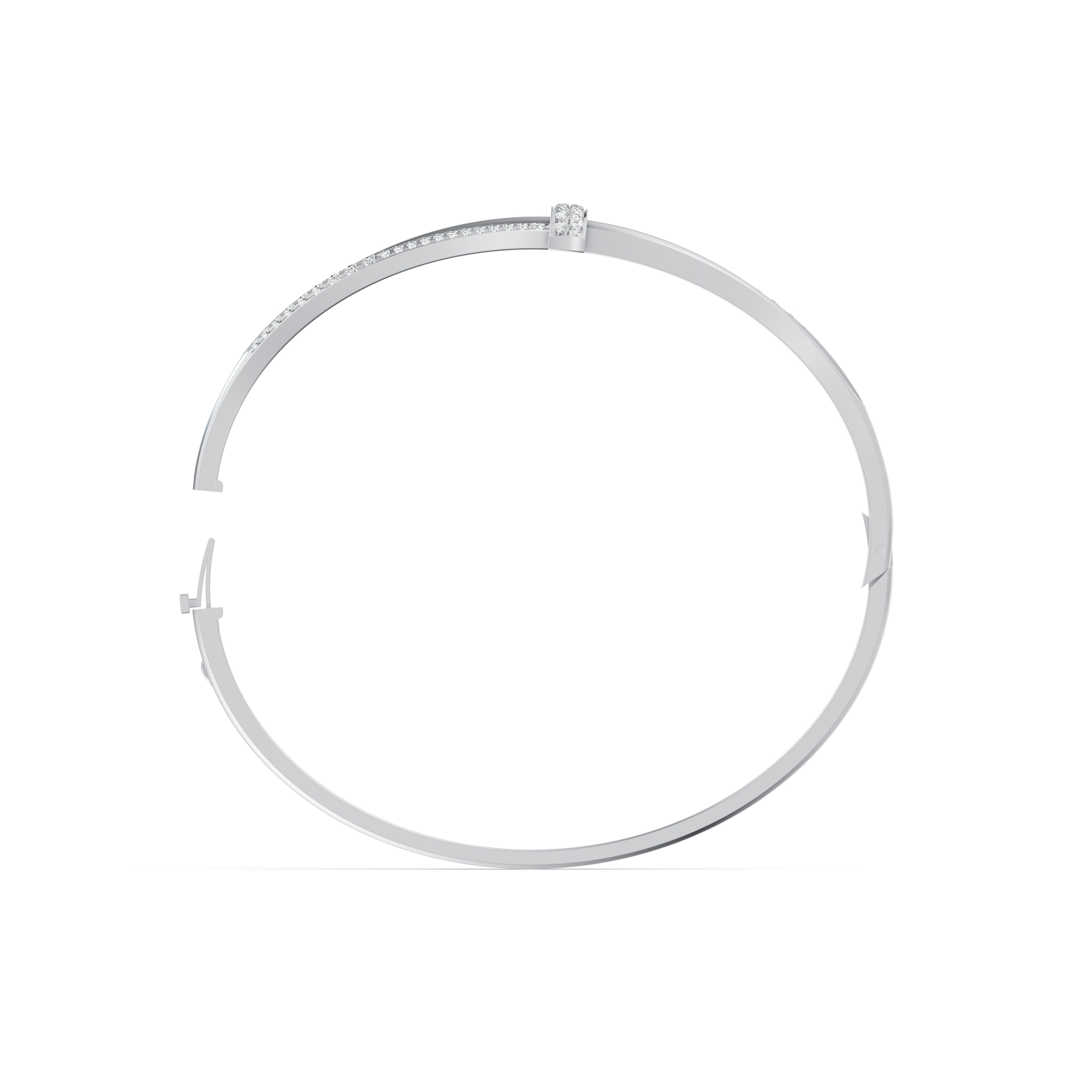 Infinity Curve Diamond Bracelet