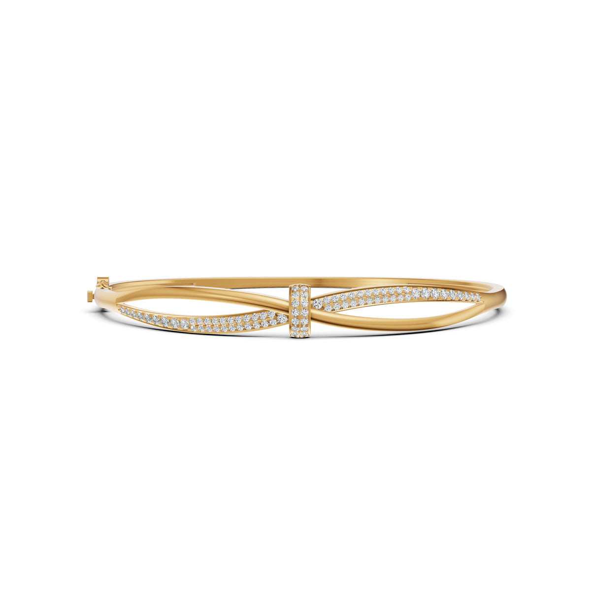 Infinity Curve Diamond Bracelet