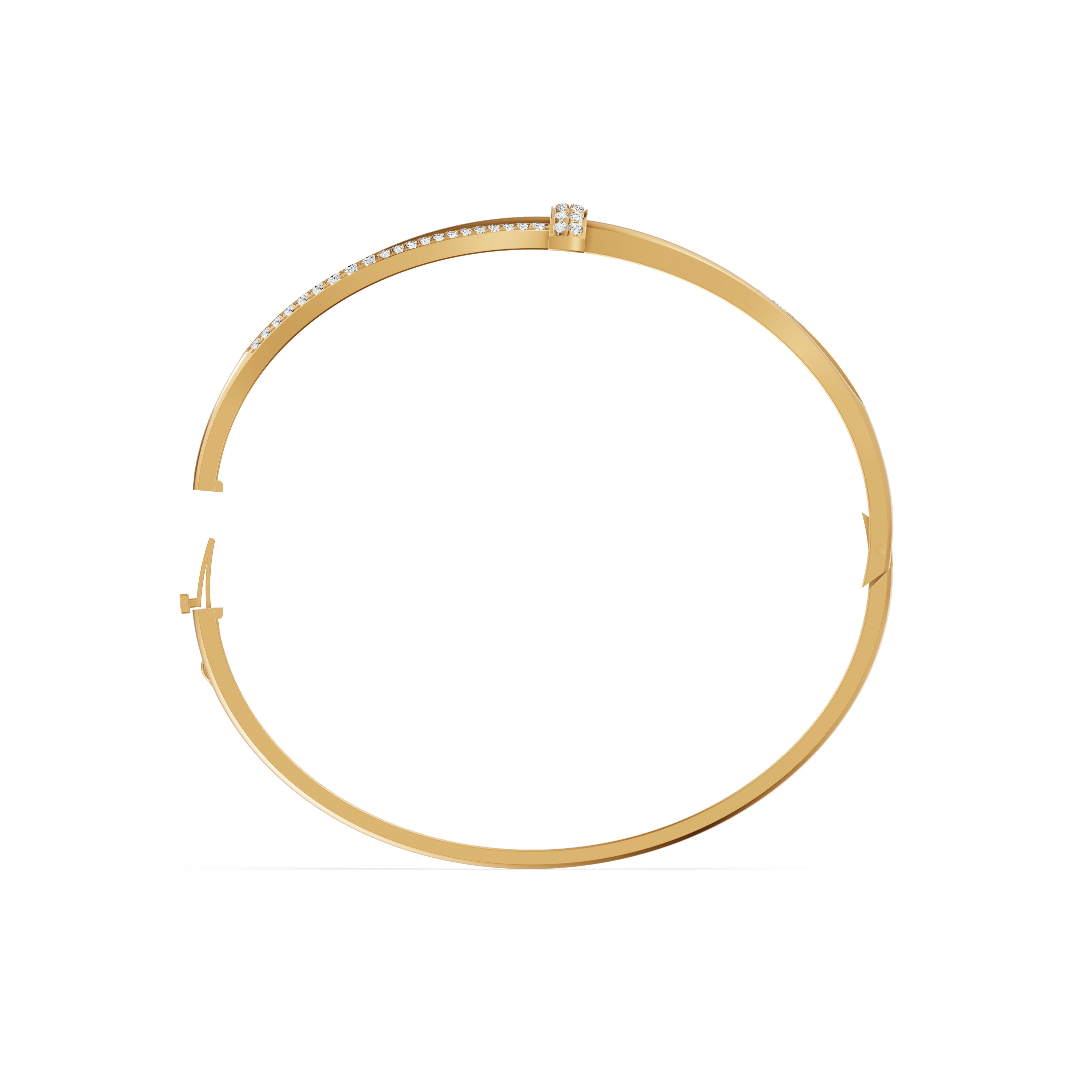 Infinity Curve Diamond Bracelet