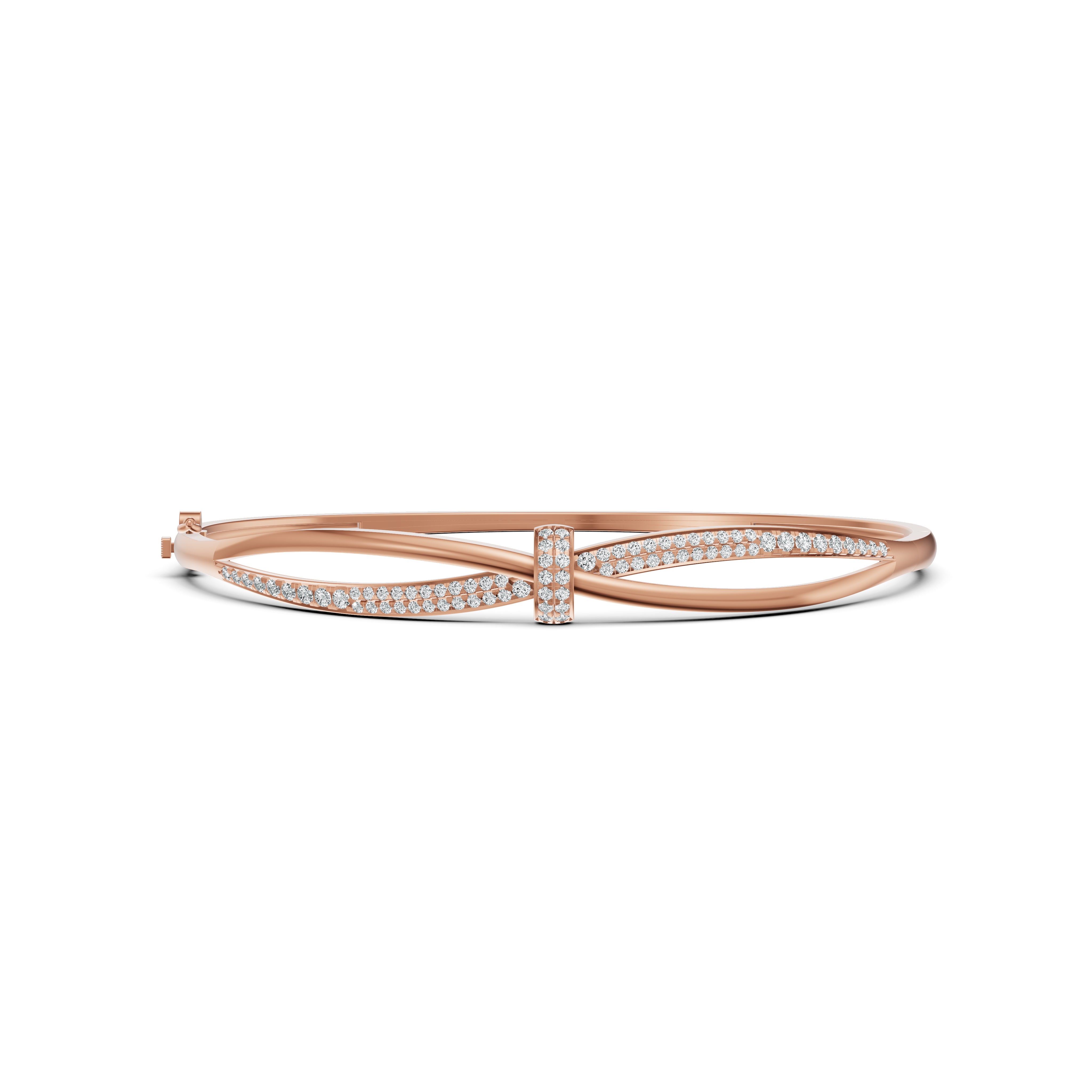 Infinity Curve Diamond Bracelet