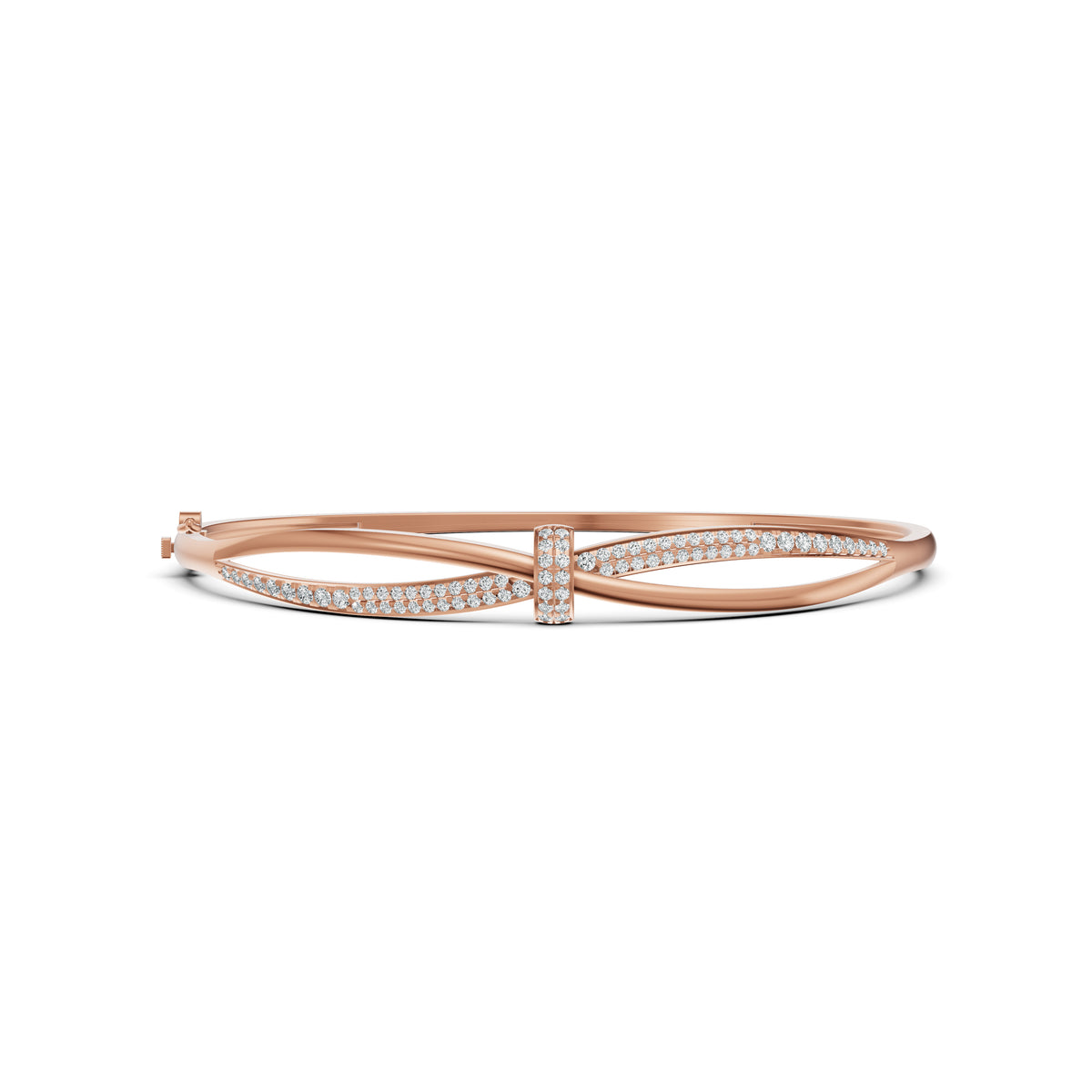 Infinity Curve Diamond Bracelet