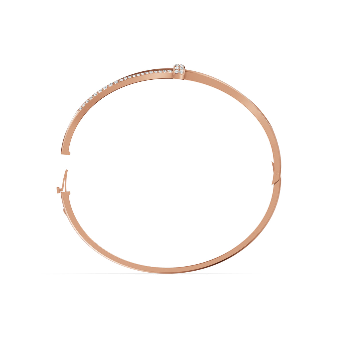 Infinity Curve Diamond Bracelet