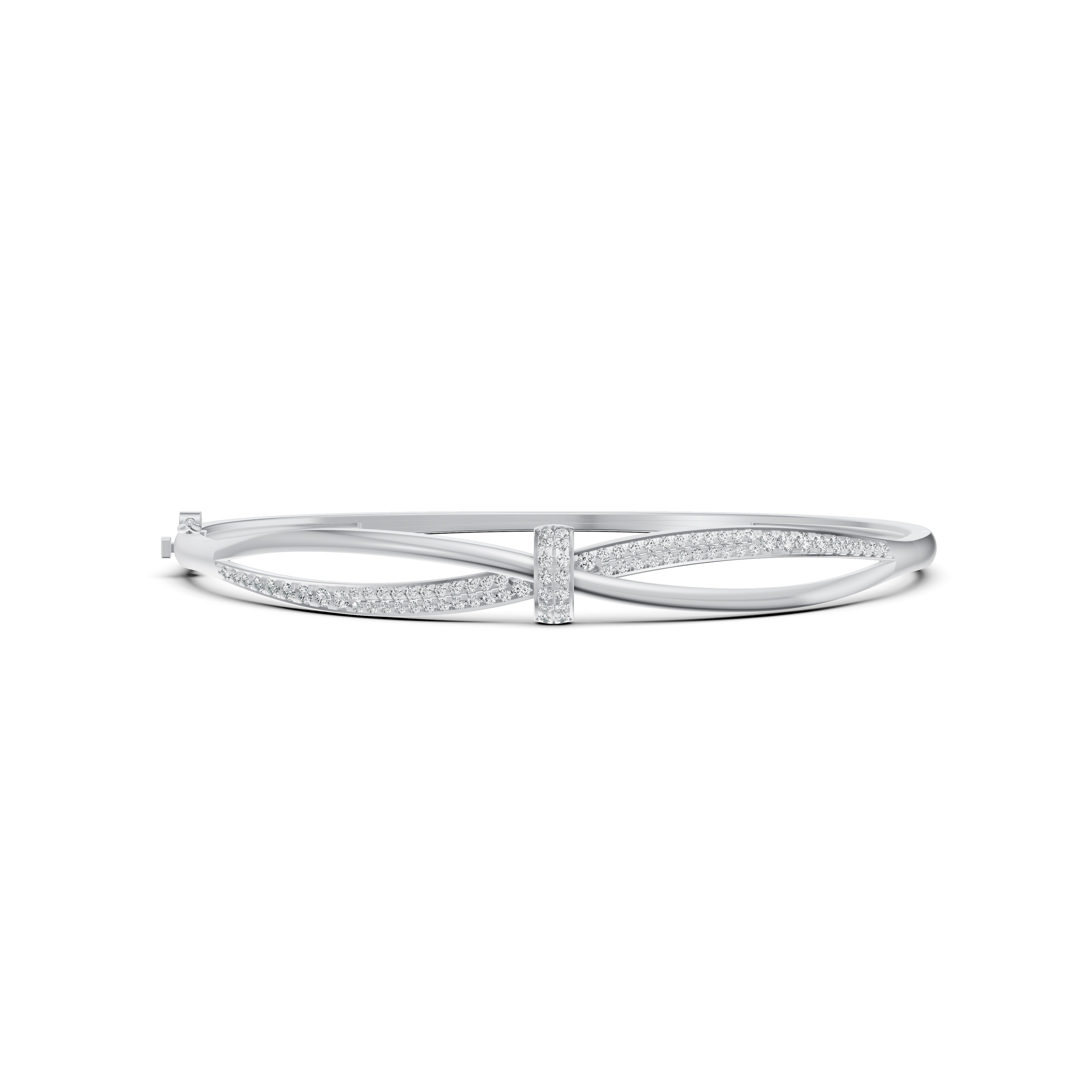 Infinity Curve Diamond Bracelet